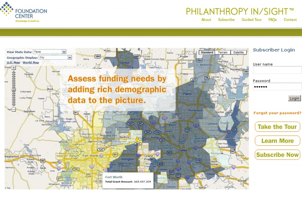 Philanthropy Insight Screenshot Philanthropy Insight Screenshot