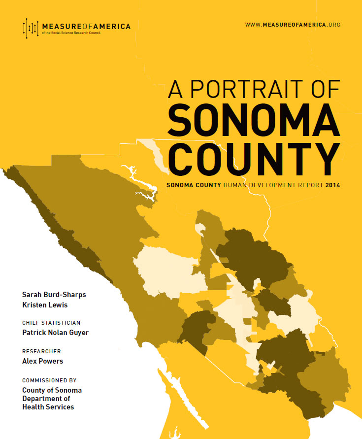 a portrait of sonoma county measure of america a program of the